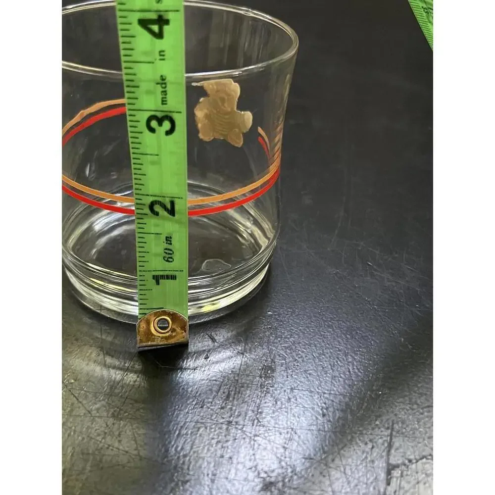 Vintage‎ Teddybear Drinking Glass